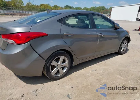 2013 Hyundai Elantra Gls z USA, uszkodzony, nr VIN 5NPDH4AE2DH367986